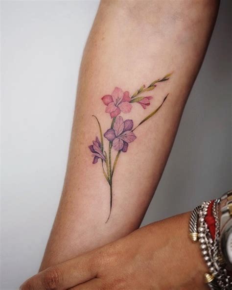 Amazing Gladiolus Tattoo Designs Meanings To Inspire You In 2024