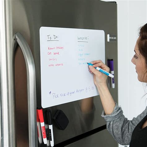 Amazon Com 17X11 Inch Magnetic Whiteboard For The Fridge Magnetic Dry Erase Board Fridge