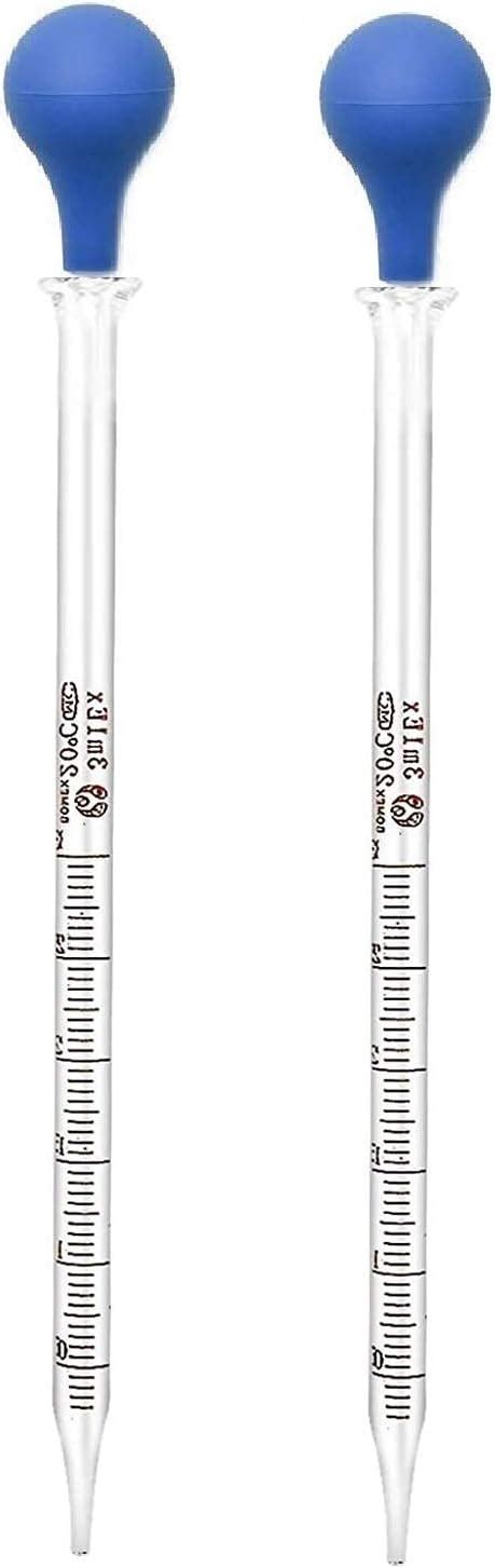 Amazon Com 2 Pack Glass Graduated Medicine Dropper Pipettes Lab