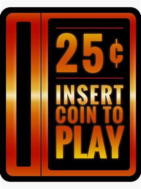 Amazon Com 25 Cent Vintage Arcade Slot Insert Coin To Play Enamel Pin Clothing Shoes Jewelry