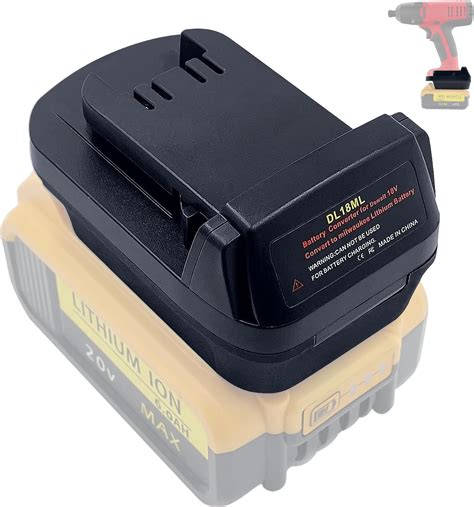 Amazon Com Adapter For Dewalt To Milwaukee Battery Aikeec Battery Adapter For Dewalt 18 20V