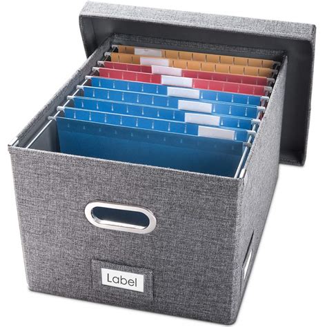 Amazon Com Atbay File Storage Organizer Box With Lids Large Capacity