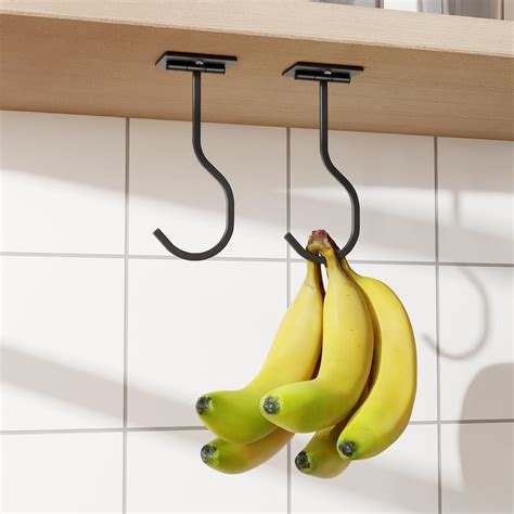 Amazon Com Banana Hanger Under Cabinet Hook For Bananas Or Other