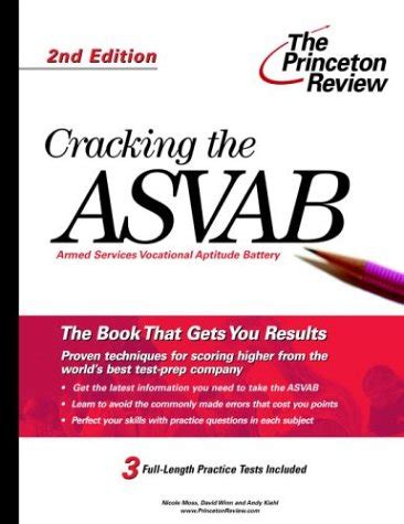 Amazon Com Cracking The Asvab 2Nd Edition College Test Preparation