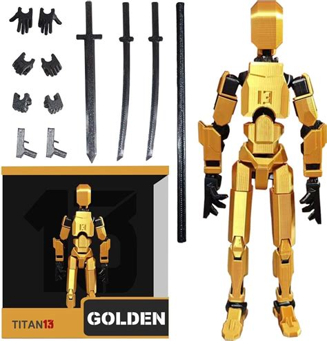 Amazon Com Foxvilla T13 Action Figure Titan 13 3D Printed Action Figure Lucky 13 Action