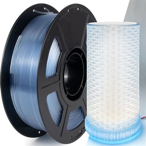 Amazon Com Iemai Petg 3D Printer Filament Translucent Blue White Petg