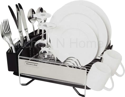 Amazon Com Kitchenaid Dish Drying Rack Stainless Steel Space Saving