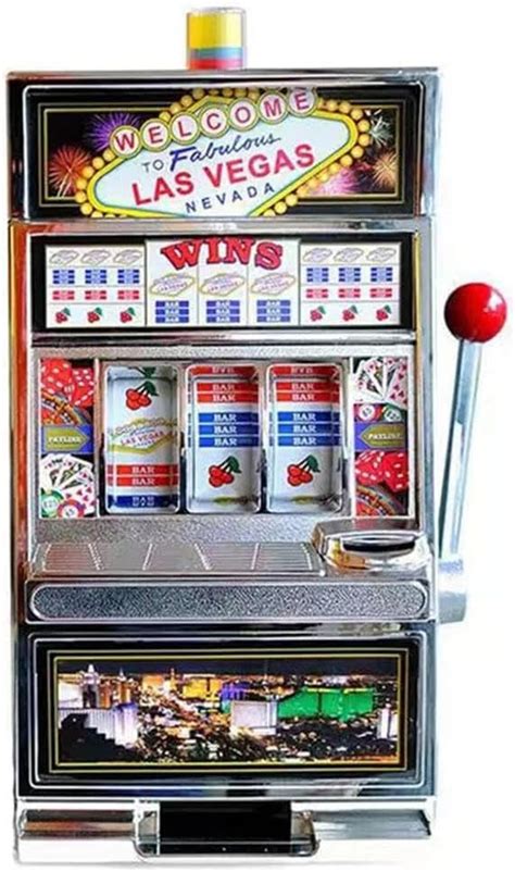 Amazon Com Plebes Mini Slot Machine Toy Mini Lucky Slot Machine Coin