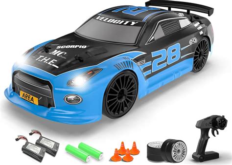 Amazon Com Racent 1 14 Rc Drift Car 25Kph High Speed 4Wd Remote Control Car With Drifting