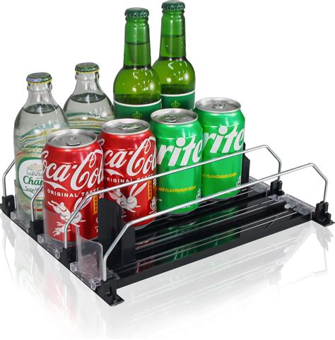 Amazon Com Self Pushing Drink Organizer For Fridge Refrigerator Soda