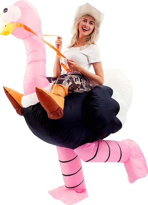 Amazon Com Spooktacular Creations Inflatable Costume Riding An Ostrich