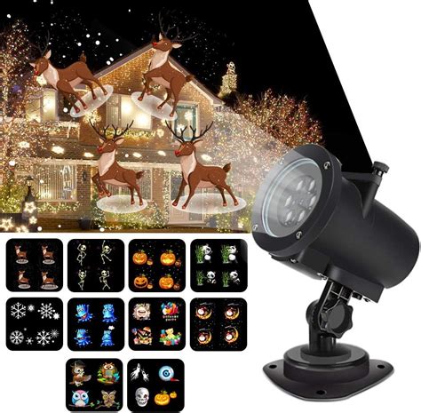 Amazon Com Syslux Christmas Projector Lights 14 Slides Indoor Outdoor