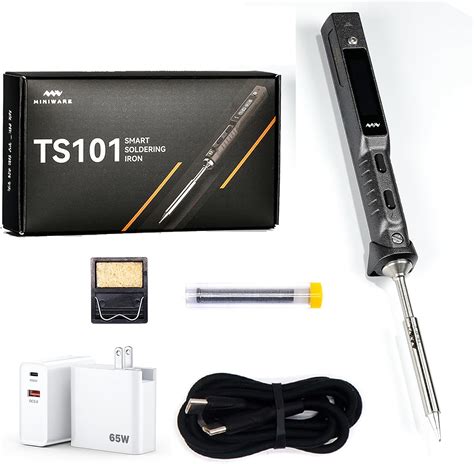 Amazon Com Toolsage Ts101 Soldering Iron Kit Ts100 Upgraded Pd Dc Programmable Mini Portable