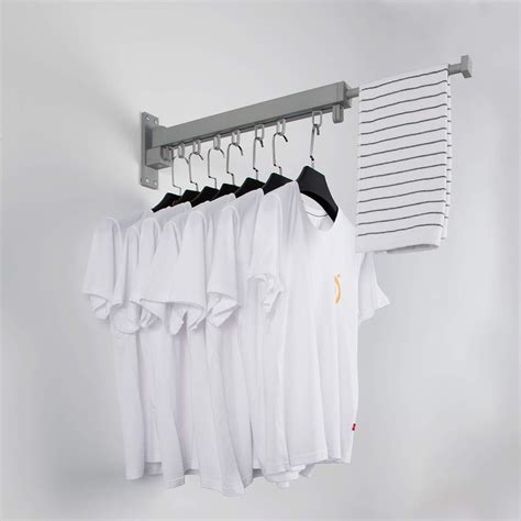 Amazon Lowest Price Retractable Wall Mounted Folding Clothes Hanger