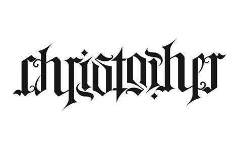 Ambigram Christopher Wordplay N Amp 39 Ambigrams Pinterest Tattoo