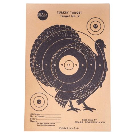 American Turkey Shooting Target For Sale At 1Stdibs Turkey Target