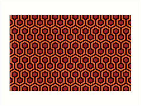 Amp Quot Hi Res The Shining Overlook Hotel Room 237 Carpet Pattern Amp Quot Art Print By Goatboyjr Redbubble