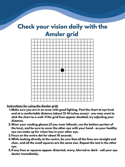 Amsler Grid Icare Surgical Centre