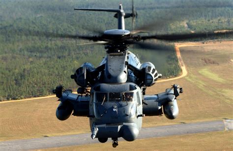 An Mh 53 Pave Low Helicopter Flies Over Florida R Helicopters