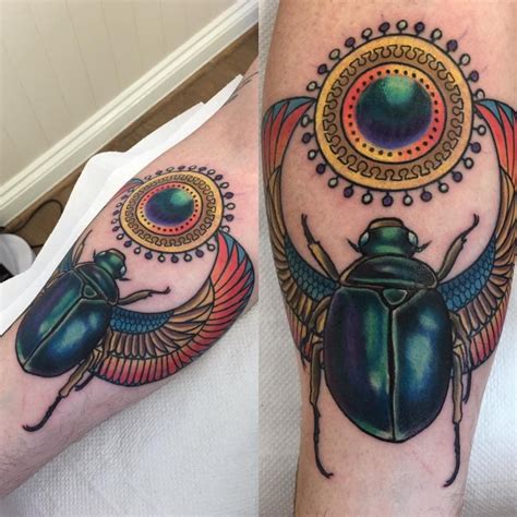 Ancient Egypt Scarab Beetle Tattoo