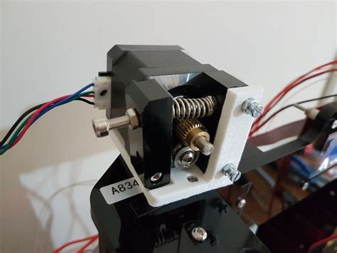 Anet A8 Extruder Motor Bracket For Bowden Setup By Nicolaferrara82