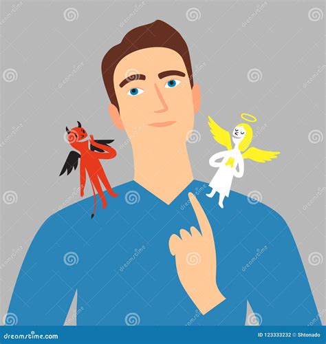 Angel And Devil On Shoulder Images Browse 332 Stock Photos Vectors