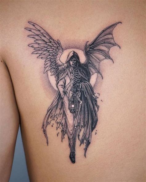 Angel Demon Tattoo Design