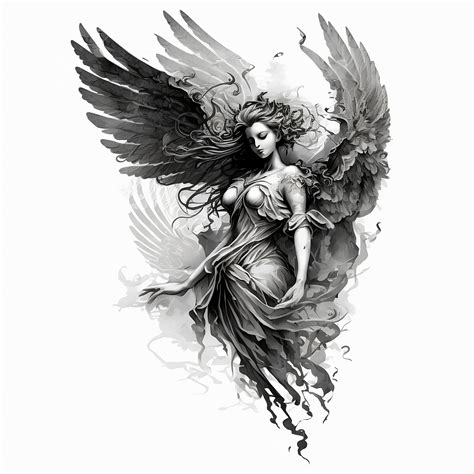 Angel Tattoo Design