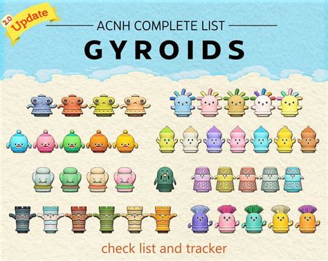 Animal Crossing Gyroid List