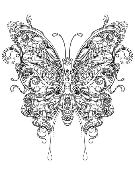 Animal Dessin Beau Photos Coloriage Papillon Tr S Difficile Imprimer Coloriage