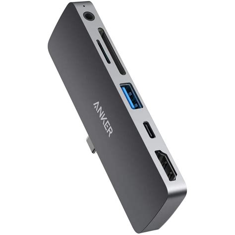 Anker Powerexpand Direct 6 In 1 Usb C Hub Adapter With 60W Power Delivery 4K 60Hz Hdmi 3 5Mm