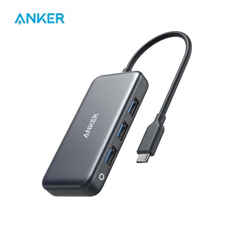 Anker Usb C Hub 4 In 1 Usb C Adapter 60W Power Delivery 3 Usb 3 0 Ports For Macbook Pro 13