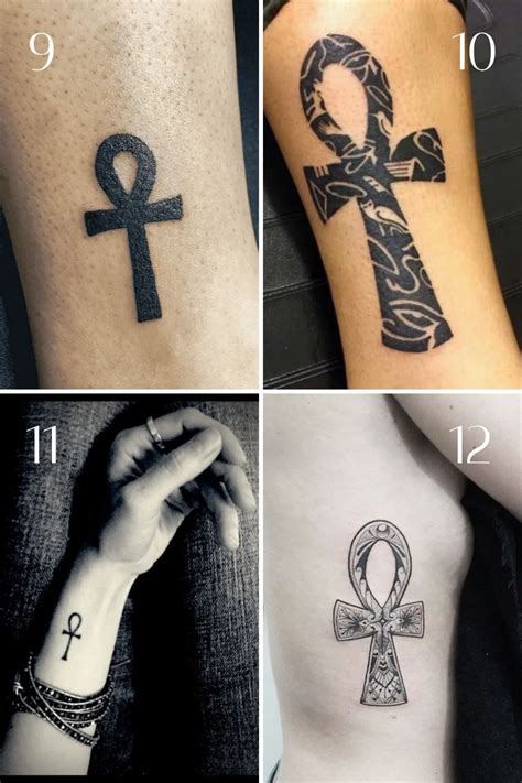 7 Ankh Design Tattoo Ideas for Eternal Life