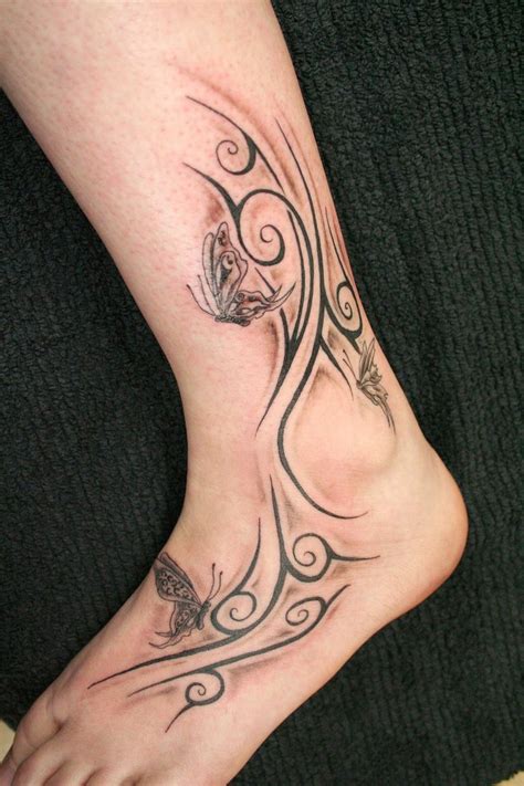 Ankle Foot Tattoos Design For Women Sheclick Com