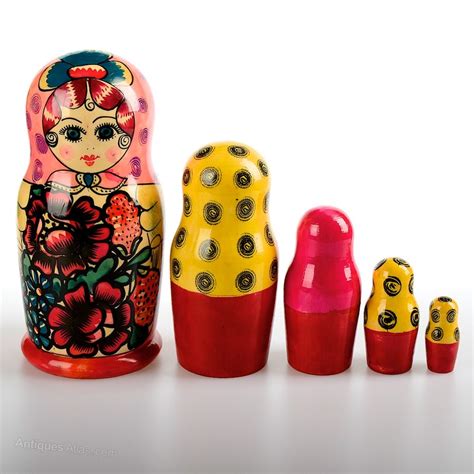 Antiques Atlas Russian Matryoshka Nesting Dolls As645a798 Yaa0543 4583