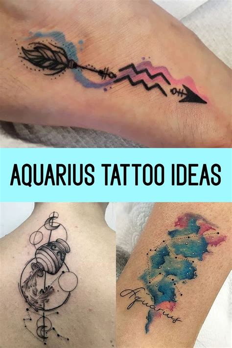 Aquarius Tattoo Aquarius Tattoo Aquarius Art Horoscope Tattoos