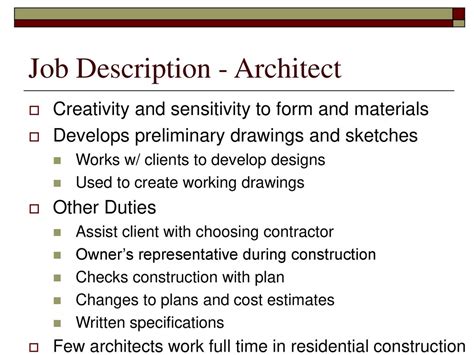 Architect Job Description Salary Skills Amp More