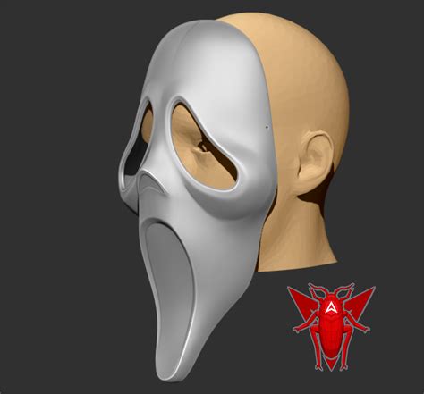 Archivo Stl M Scara Ghostface Scream Dbd Modelo Para Descargar E