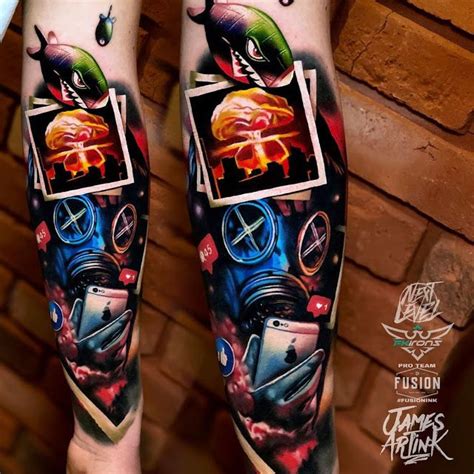 Vibrant Arm Colored Tattoo Designs to Inspire