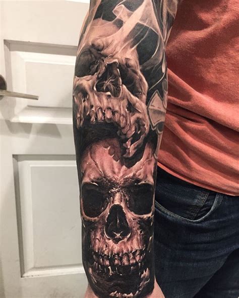 Arm Skull Tattoo Designs for the Fearless Soul