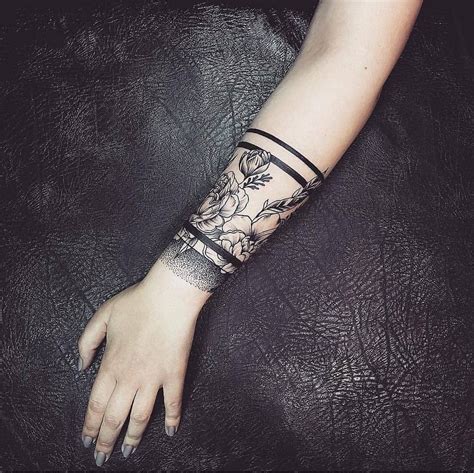 Armband Flower Tattoo Arm Band Tattoo Forearm Band Tattoos Metal Tattoo