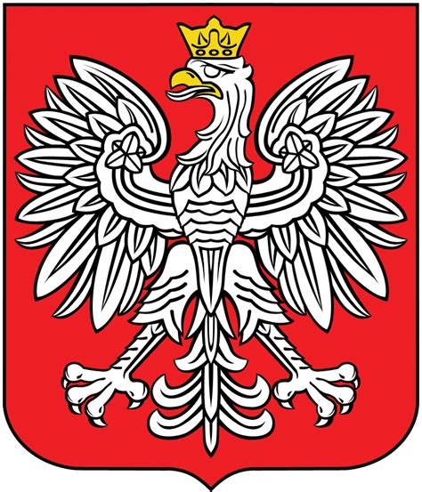 Arms Of Poland Blason De La Pologne Coat Of Arms Heraldry Emblems