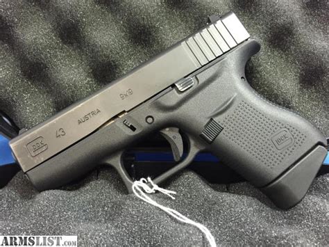 Armslist For Sale Glock 43 Austria 9Mm 3 3 Sub Compact 7 Round