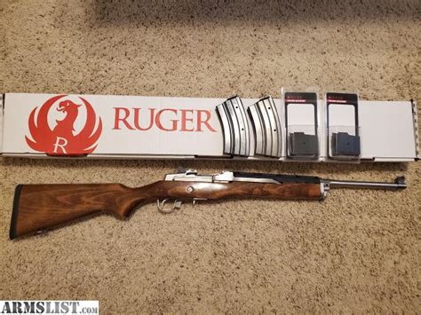 Armslist For Sale Ruger Mini 30 Stainless Factory Custom Stock New Unfired