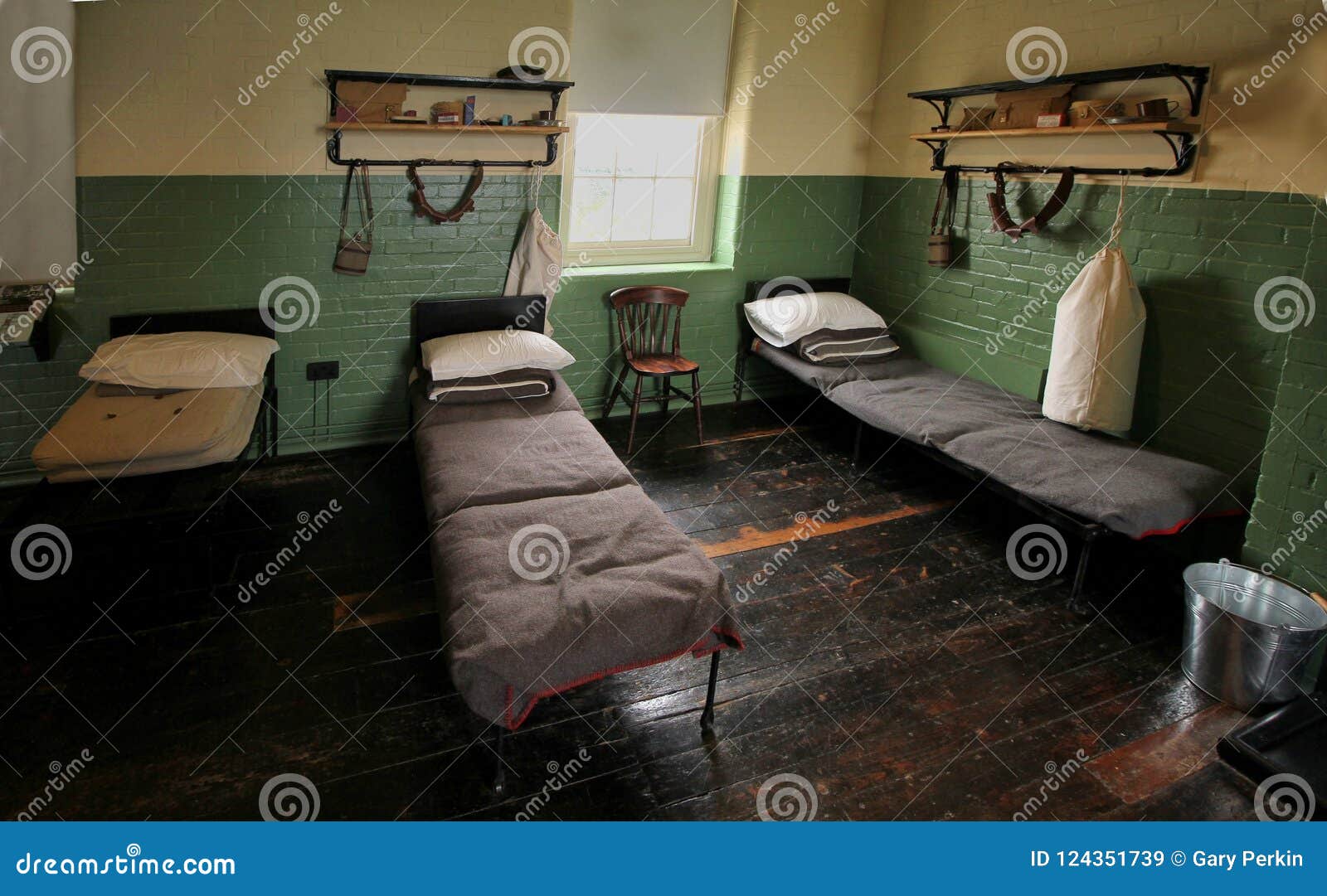 Army Barracks Room Decorating Ideas Beds And Kit Belonging To Ww1