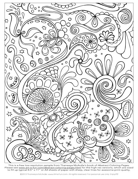 Art Therapy 23180 Relaxation Free Printable Coloring Pages