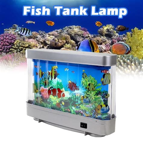 Artificial Tropical Fish Tank Lamps Aquarium Decorative Night Light