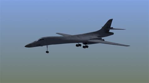 Artstation B1b Bomber Game Assets