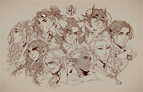 Artstation Critical Role Campaign 1 2 Cast