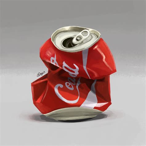 Artstation Crushed Soda Can